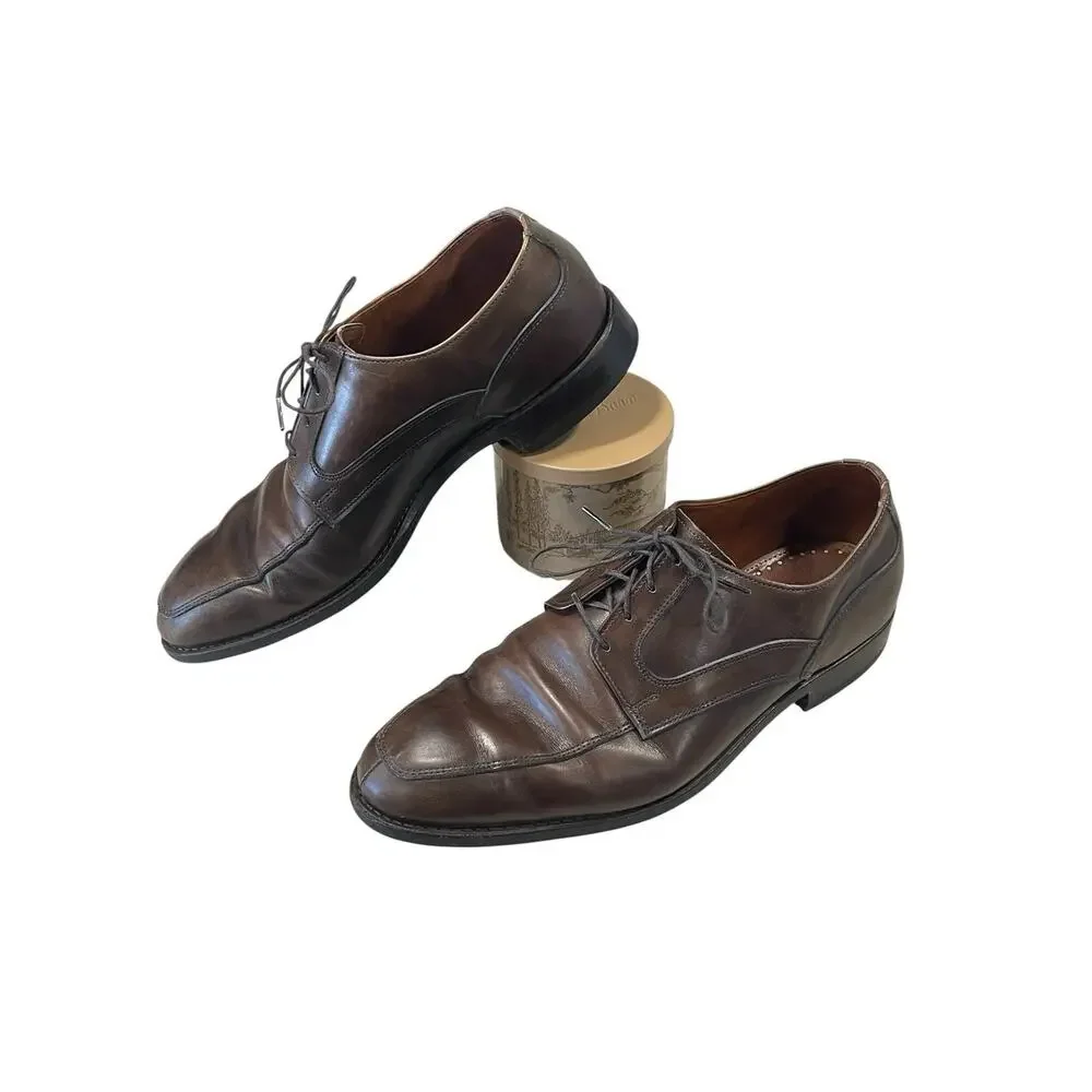 Allen Edmonds Montgomery Brown Moc Toe Lace Up Blucher Men’s Size 9.5 -Preppy